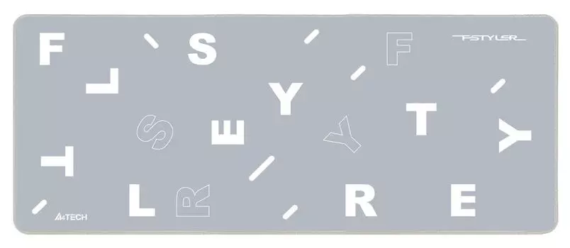 Коврик для мыши A4Tech FStyler FP75, 750x300x2мм, серебристый (FP75 SILVER)