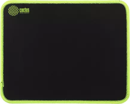 Коврик для мыши Cactus Black, игровой, 250x200x3мм, черный (CS-MPC-D01S)