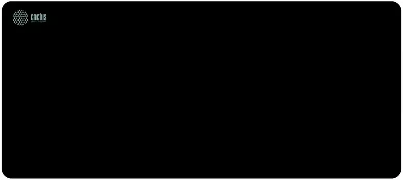 Коврик для мыши Cactus Black, игровой, 900x400x2мм, черный (CS-MPC-PRO02ХXL)