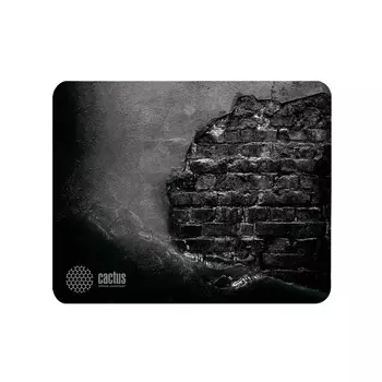 Коврик для мыши Cactus CS-MP-DWM, 300x250x3мм, черный (CS-MP-DWM)