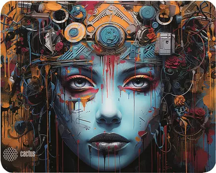 Коврик для мыши Cactus CyberCali, 400x300x3мм, принт (CS-MP-PRO12XL)