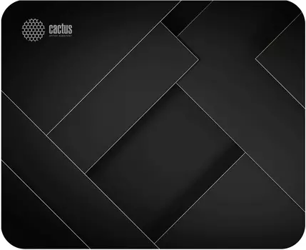 Коврик для мыши Cactus Geometry, игровой, 220x180x2мм, черный (CS-MPC-P02XS)
