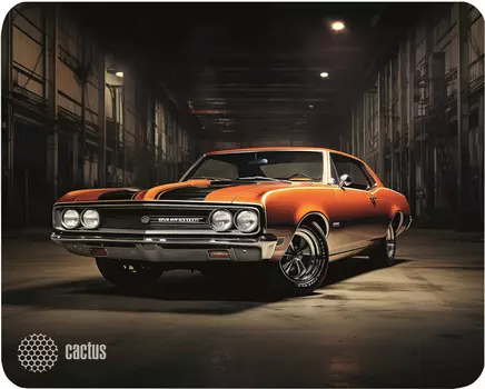 Коврик для мыши Cactus Orange Car, 300x250x2мм, принт (CS-MP-P06M)