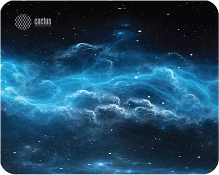 Коврик для мыши Cactus Space Clouds, игровой, 300x250x2мм, черный (CS-MPC-P05M)