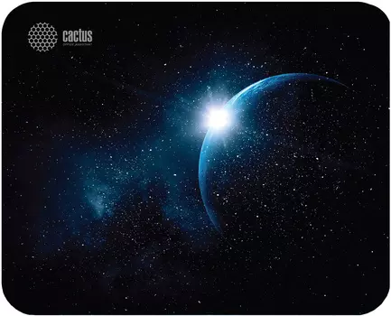 Коврик для мыши Cactus Space, игровой, 220x180x2мм, черный (CS-MPC-P04XS)