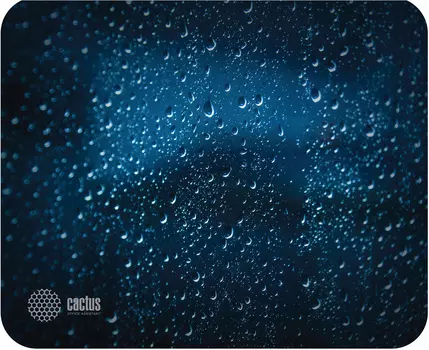 Коврик для мыши Cactus Water Drops, игровой, 220x180x2мм, черный (CS-MPC-P05XS)
