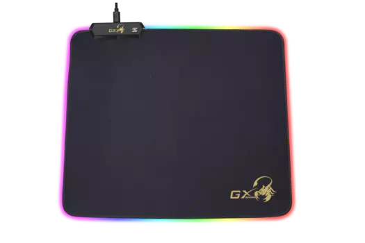Коврик для мыши GENIUS GX-Pad 300S RGB, 320x270x3mm, черный (31250005400)