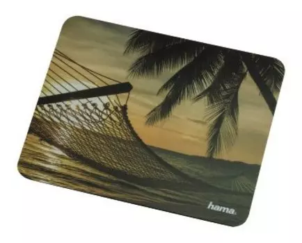 Коврик для мыши Hama Hammock, 210x180x1mm, принт (00054793)