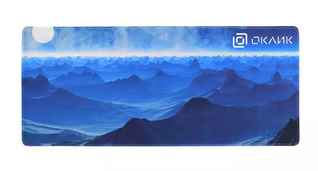 Коврик для мыши Oklick OK-FP0700, игровой, 700x300x2мм, синий/принт (OK-FP0700)