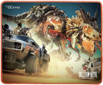 Коврик для мыши Qumo Godzilla, игровой, 280x230x3мм, принт