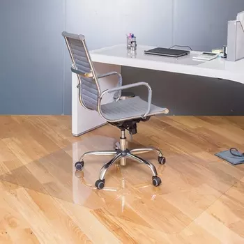 Коврик защитный BRABIX для напольных покрытий, 120x150см, 1мм, прозрачный глянцевый (604847)