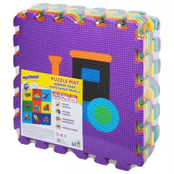 Коврик-пазл Юнландия "Машинки"