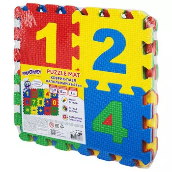 Коврик-пазл Юнландия "Учим цифры"