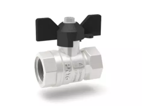 Кран шаровый прямой LD Pride 1 1/2"x1 1/2", ВР/ВР, Латунь ЛС 59-1 (LD 47.15.В-В.Б)