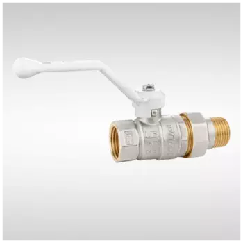 Кран шаровый прямой LD Pride 1/2"x1/2", ВР/ВР, с американкой, латунь (47.15.В-ГШ.Р)