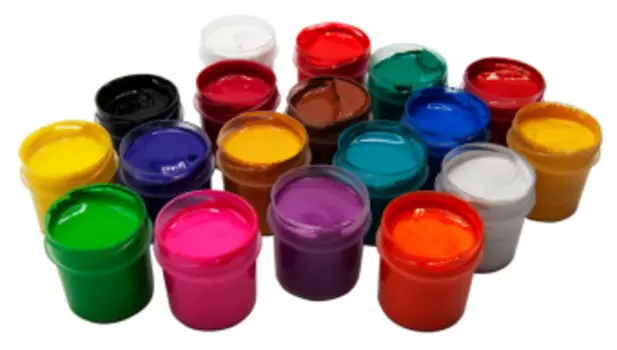 Краски гуашь 16шт./16 цветов, 20мл, банка, Silwerhof Цветландия (962081-16)