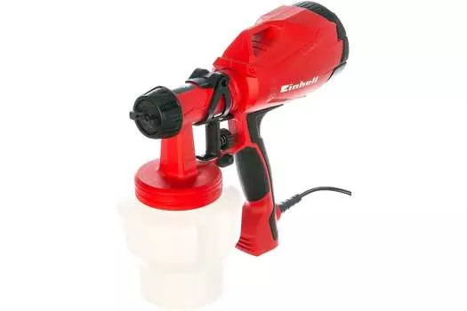 Краскопульт EINHELL TC-SY 500 P, сетевой, 500Вт, максимальный расход материала 0.55л/мин, объем бачка 1л, 1.26кг (4260010)