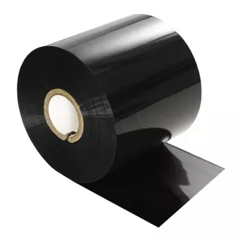 Красящая лента (риббон) Zebra SWX Standard Wax, 11 см x 74 м, втулка: 12 мм (0.5"), черный, воск, внешняя намотка, 1 шт. (SWX110074O12)