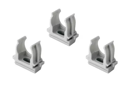 Крепеж-клипса 25мм, полипропилен, серый, TDM (SQ0405-0003)