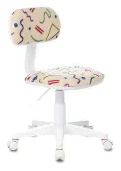 Кресло детское Бюрократ CH-W201NX песочный/абстракция (CH-W201NX/STICK-BG)