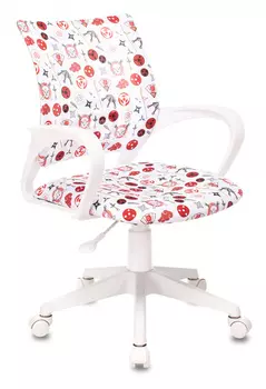 Кресло детское Бюрократ KD-W4 белый/наруто (KD-W4/NRTO-WH)