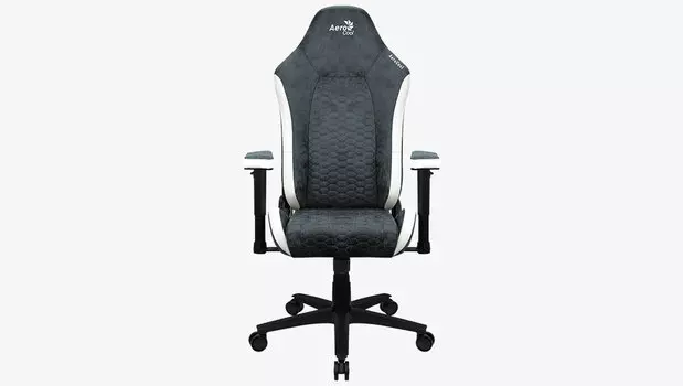 Кресло игровое AeroCool Crown AeroSuede, синий (4711099471225)