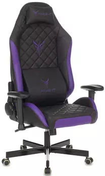 Кресло игровое Бюрократ Knight Explore, черный/фиолетовый (KNIGHT EXPLORE BV)