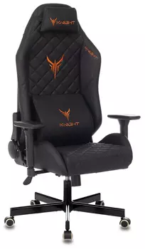 Кресло игровое Бюрократ Knight Rampart, черный (KNIGHT RAMPART)