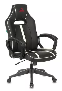 Кресло игровое Бюрократ VIKING ZOMBIE A3 черный/белый (VIKING ZOMBIE A3 WH)