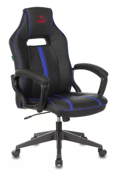 Кресло игровое Бюрократ VIKING ZOMBIE A3 черный/синий (VIKING ZOMBIE A3 BL)