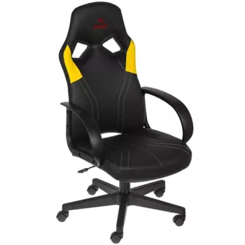 Кресло игровое Бюрократ ZOMBIE RUNNER черный/желтый (ZOMBIE RUNNER YELLOW)