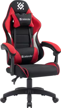 Кресло игровое Defender Sorrento , черный/красный (64028)