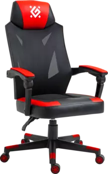 Кресло игровое Defender Winner , черный/красный (64373)