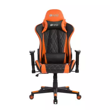 Кресло игровое HIPER HGS-112 черный/оранжевый (HGS-112)