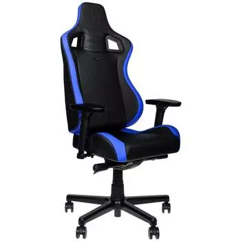 Кресло игровое Noblechairs EPIC Compact, черный/синий (NBL-ECC-PU-BLU)