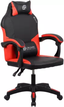 Кресло игровое Oklick Spirit, черный/красный (2006691)