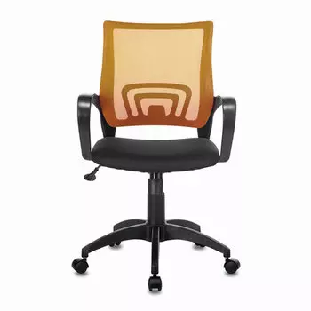 Кресло офисное Brabix Fly MG-396 черный/оранжевый (532084)