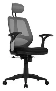 Кресло офисное Brabix Saturn ER-400 черный/серый (530871)