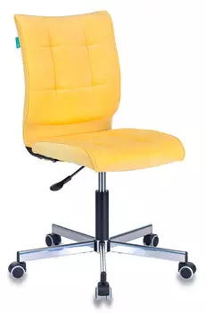 Кресло офисное Бюрократ CH-330M желтый (CH-330M/VELV74)