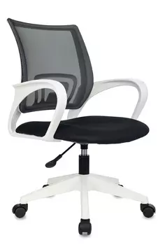 Кресло офисное Бюрократ CH W 696 черный/белый (CH W 696 BLACK)