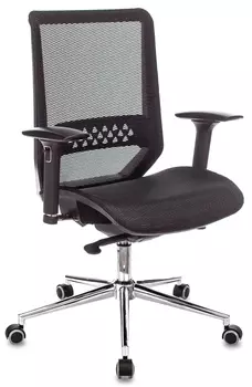 Кресло офисное Бюрократ Sirius черный (SIRIUS BLACK)