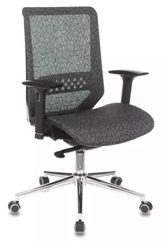 Кресло офисное Бюрократ Sirius серый (SIRIUS GREY-KF1)