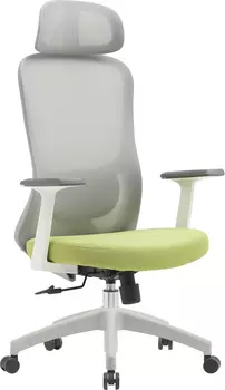Кресло офисное CACTUS CS-GMC515-GYGN серый/салатовый (CS-GMC515-GYGN)