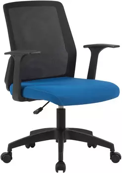 Кресло офисное CACTUS CS-MC222-BKBL черный/синий (CS-MC222-BKBL)
