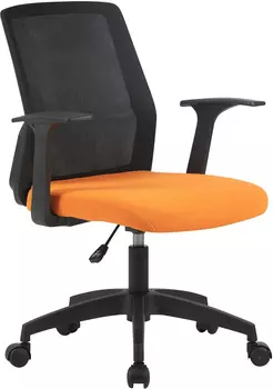 Кресло офисное CACTUS CS-MC222-BKOR черный/оранжевый (CS-MC222-BKOR)