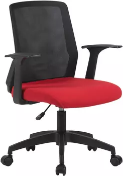 Кресло офисное CACTUS CS-MC222-BKRD черный/красный (CS-MC222-BKRD)