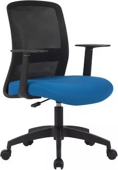 Кресло офисное CACTUS CS-MC333-BKBL черный/синий (CS-MC333-BKBL)