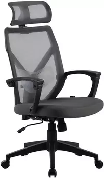 Кресло офисное CACTUS CS-MC414-GY серый (CS-MC414-GY)