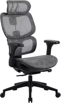 Кресло офисное CACTUS CS-MC555-GY серый (CS-MC555-GY)