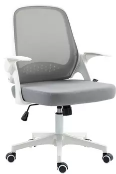 Кресло офисное CACTUS CS-WMC212-GY белый/серый (CS-WMC212-GY)
